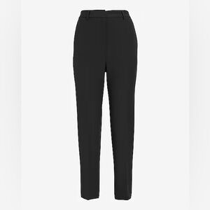 Express Super High Rise Straight Trousers Pants in Black - Size L